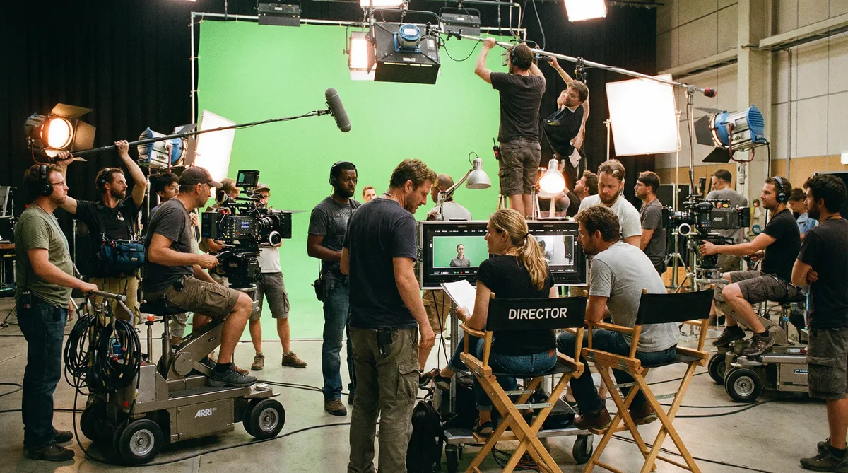 蜜芽国际影视合作拍摄现场实景